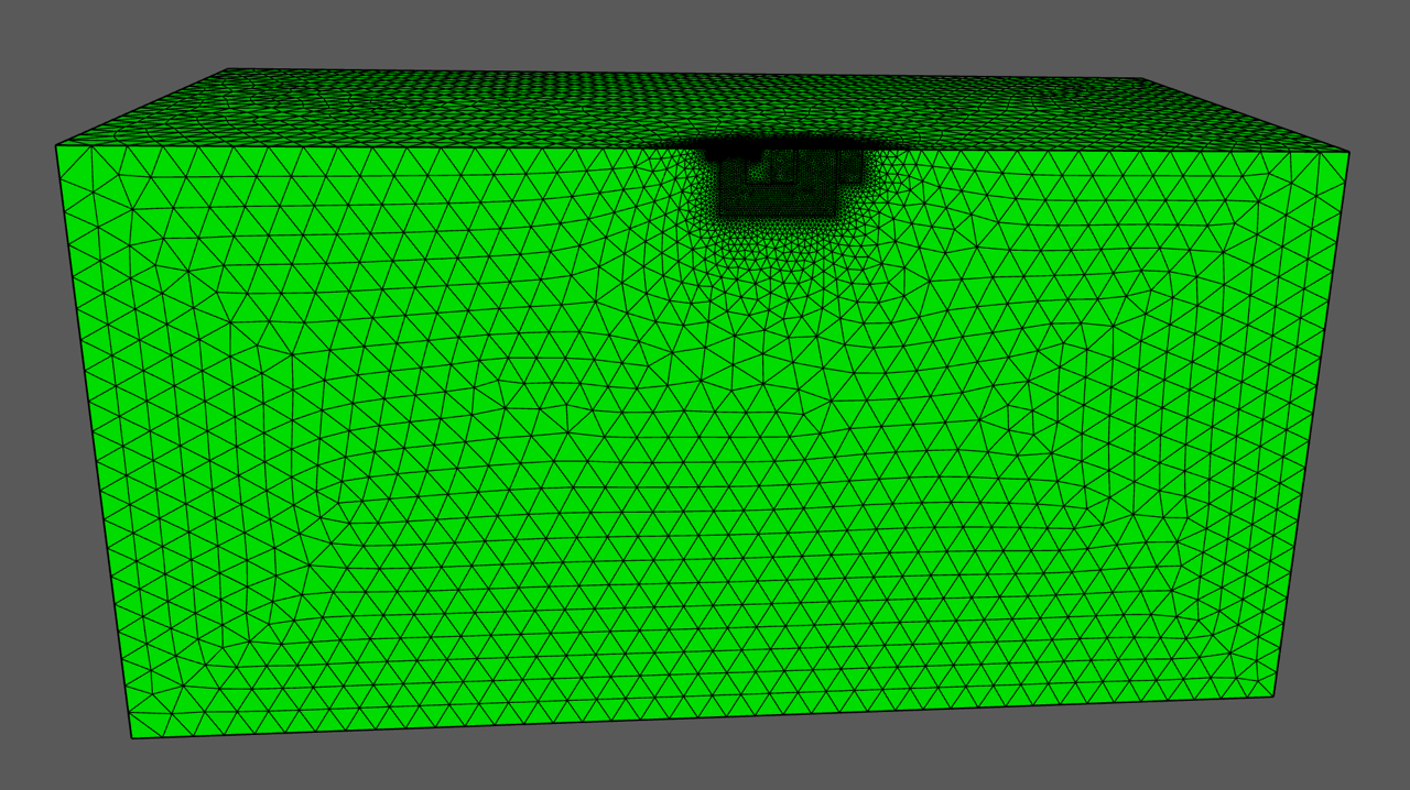 中メッシュ 全体