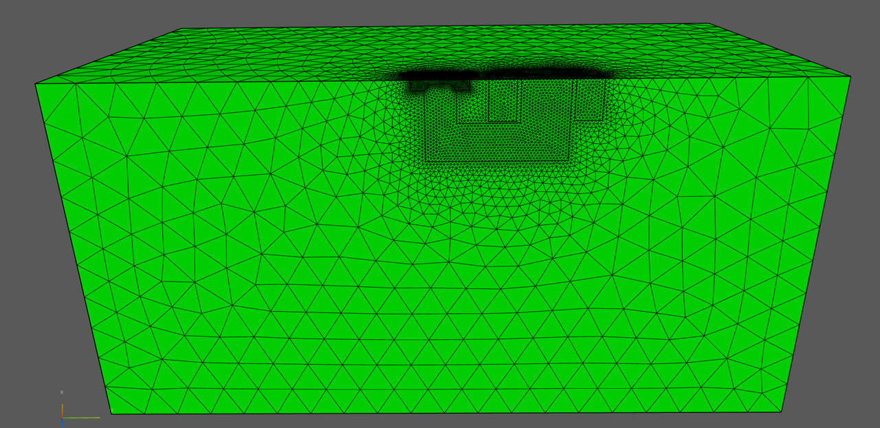 粗メッシュ 全体
